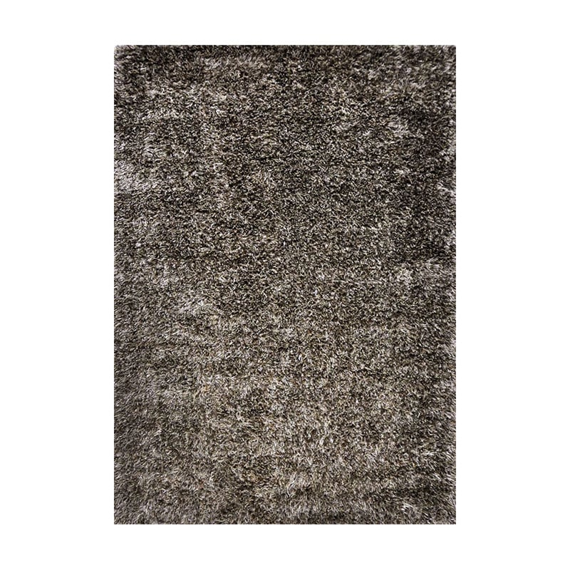 Shaggy floor rug - Paulina Beige/Black