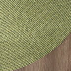 Round Indoor Outdoor Rug - Bali Green
