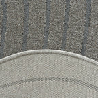 Organic floor rug - Vince 7131 Dark Grey