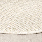 Round Outdoor Rug - Malta Melange Cream