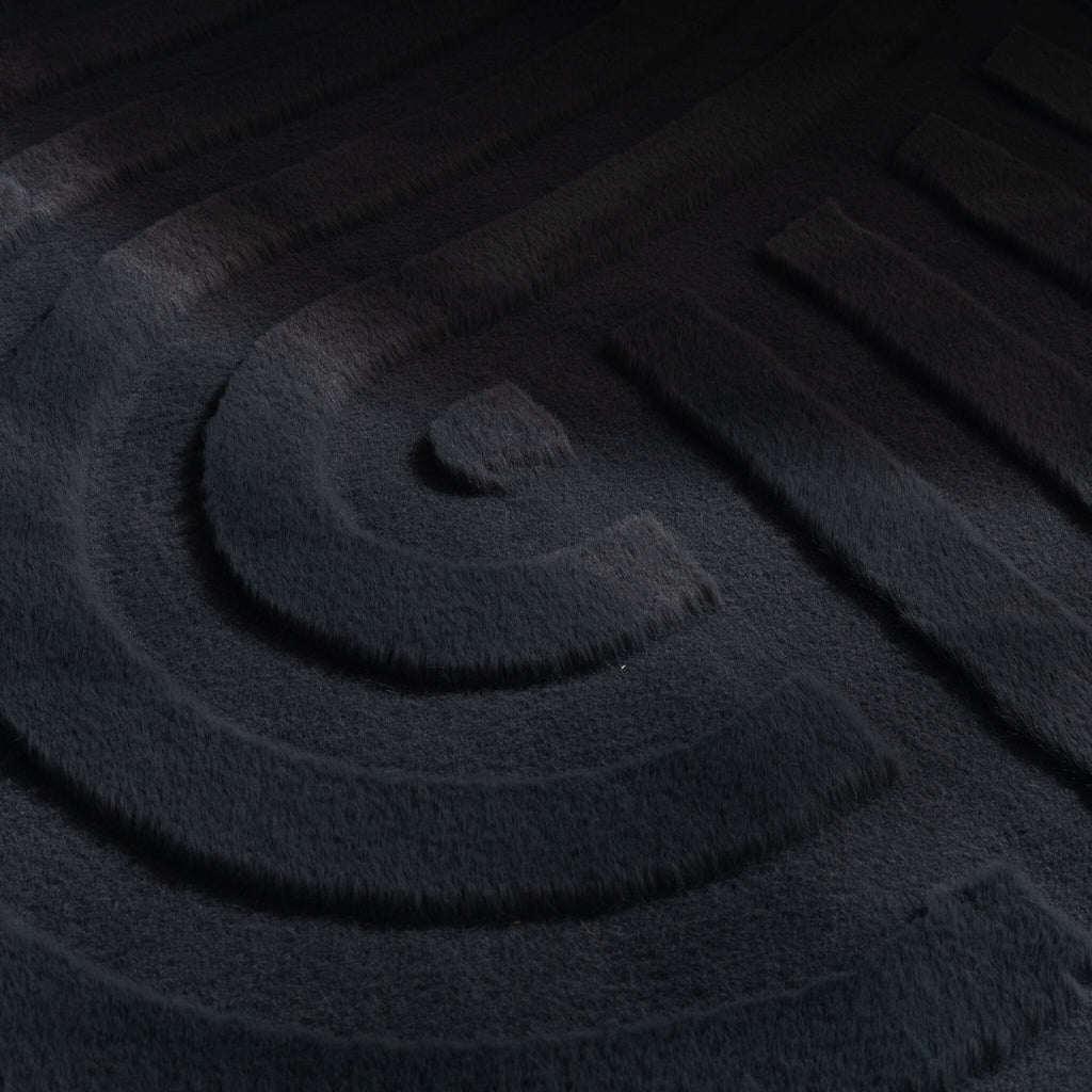 Irregular Rug - Flowy Wavy Anthracite