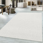 Low-pile floor rug - Nani Cream/White