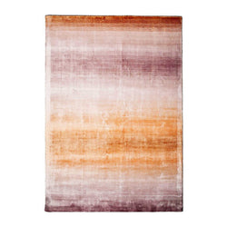 Viscose floor rug - Rachelle Orange