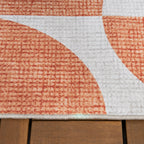 Abstract Outdoor Rug - Groovy Tiles Terra