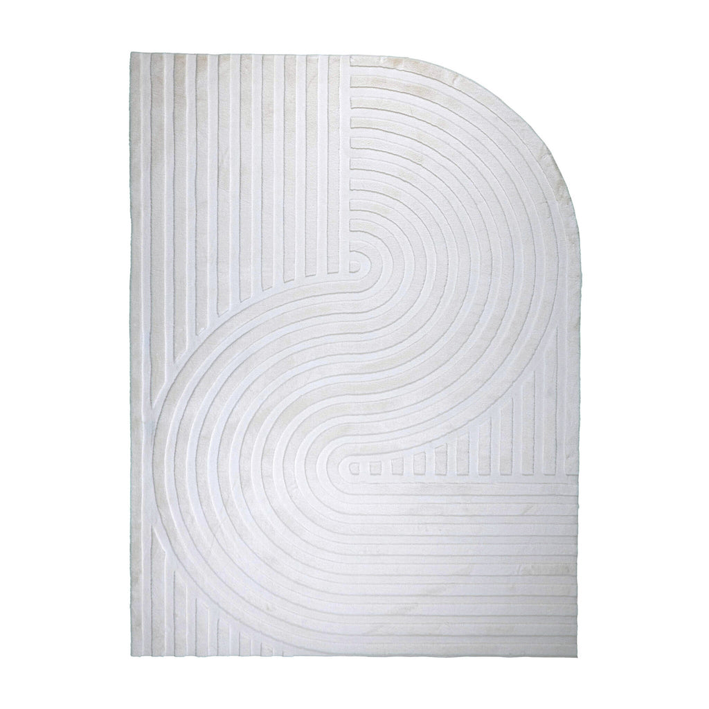 Irregular Rug - Flowy Wavy Cream