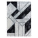 Modern floor rug - Marble Design Grey/Silver