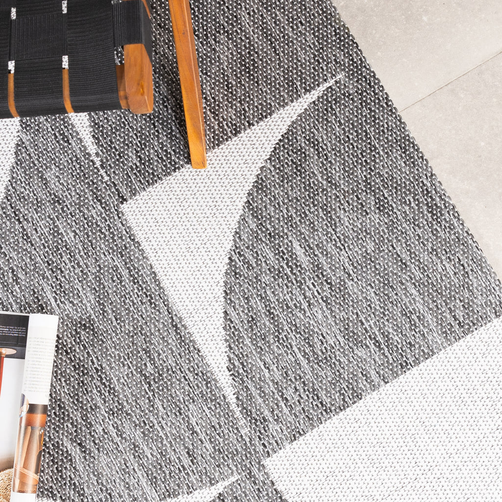 Outdoor Rug - Summer Shapes Grey