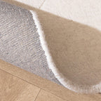 Wool Rug - Giselle Circles White