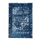 Vintage Rug - Deep Tile  Blue