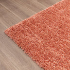Washable High-Pile Rug - Tidy Terracotta