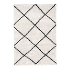 High Pile Rug - Sensa Lines Cream/Black
