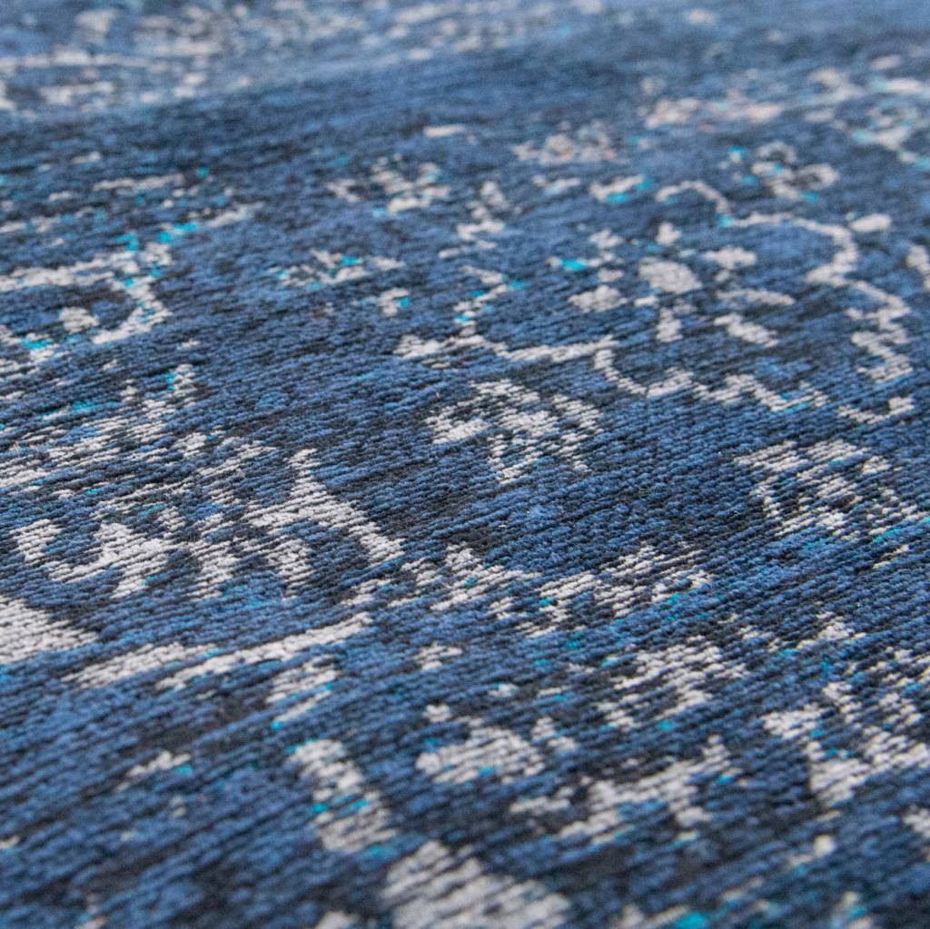 Vintage floor rug - The Fading World Blue Night 8254