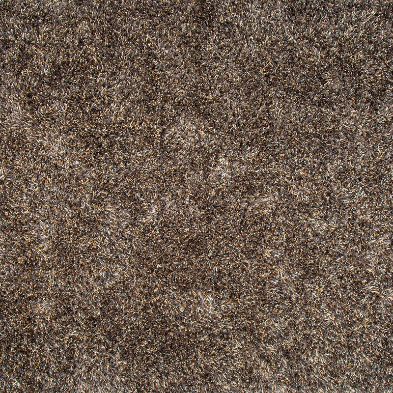 Shaggy floor rug custom size - New Paulo Taupe 270