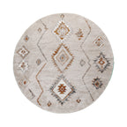 Round berber rug - Blend Aztec Beige