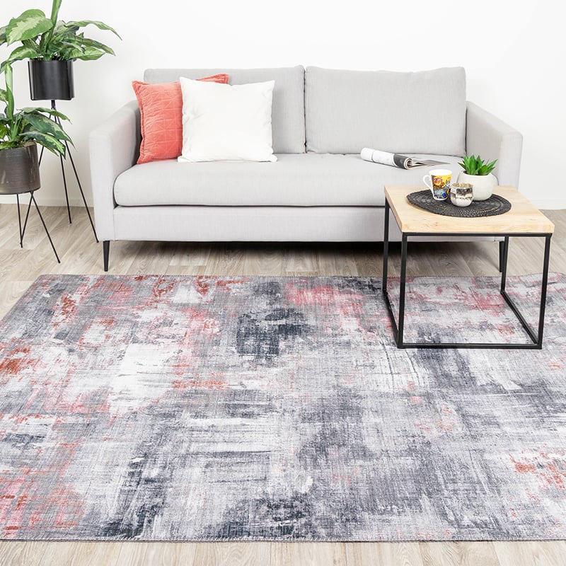 Modern Rug - Strength Red/Pink