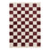 Checkerboard rug - Blox Fringe Red