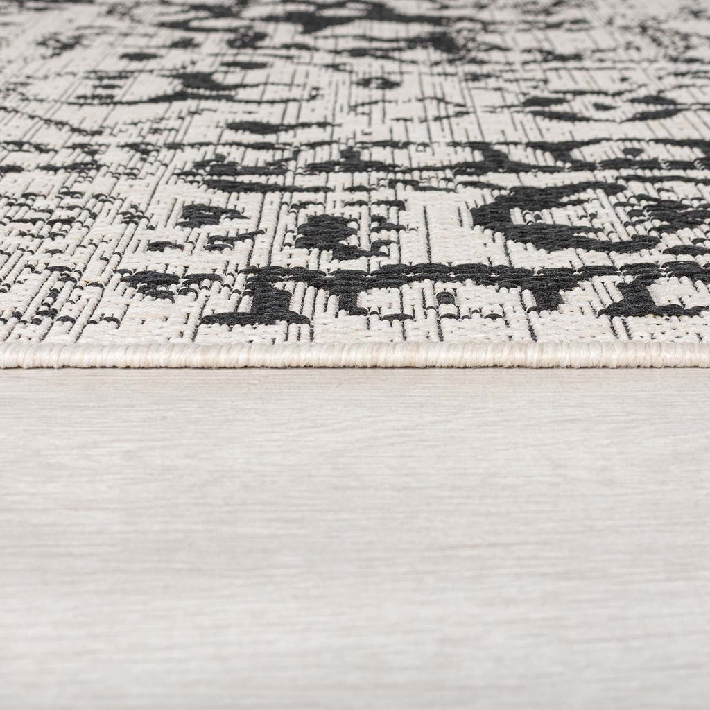 Outdoor rug - Varano Fuera Black/White