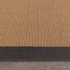 Sisal Rug - Tulum Border Anthracite