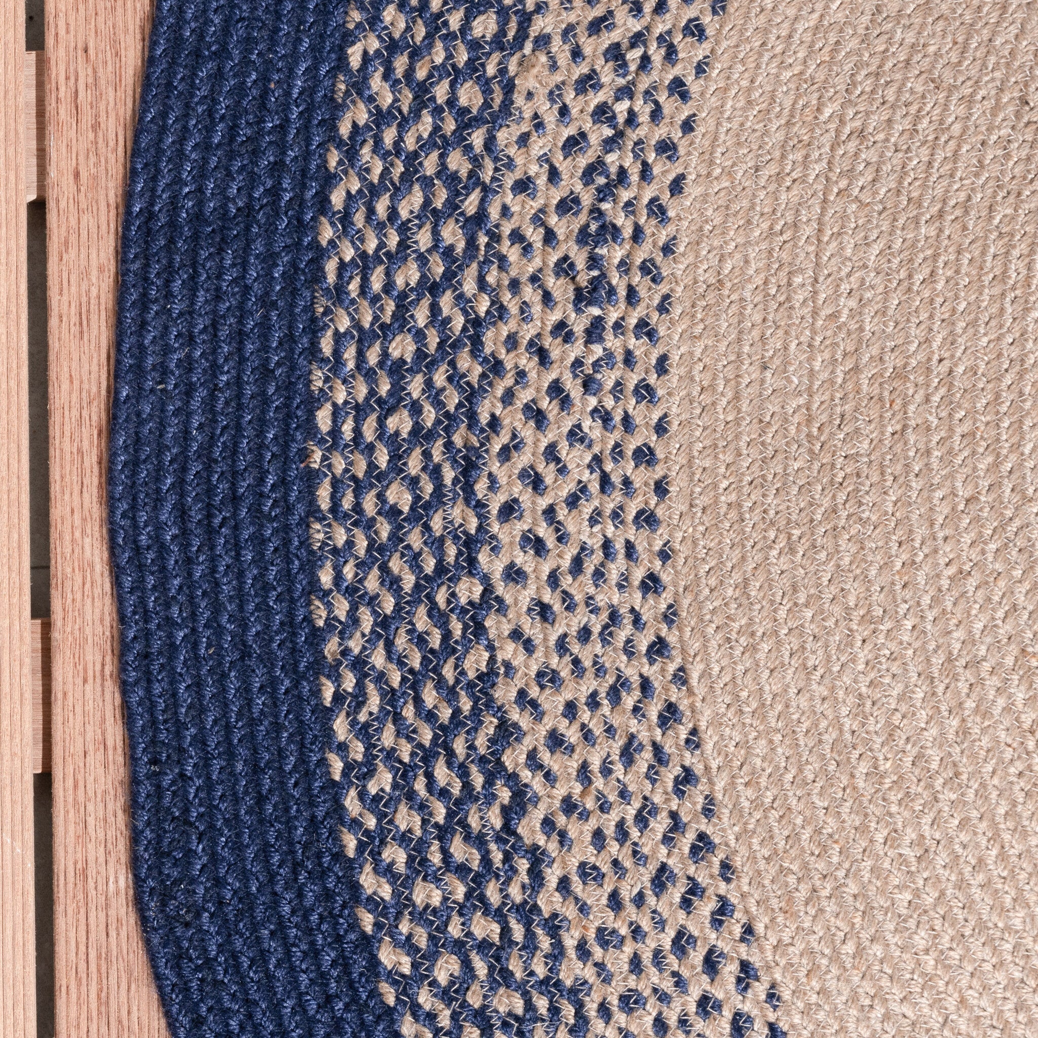 Round Indoor Outdoor Rug - Florence Blue