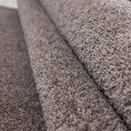 Round Low-Pile Floor Rug - Asa Mocha