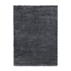 High pile floor rug - Blushy Dark Grey