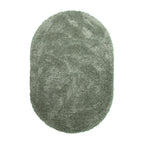 Oval Shaggy Rug - Blaze Green