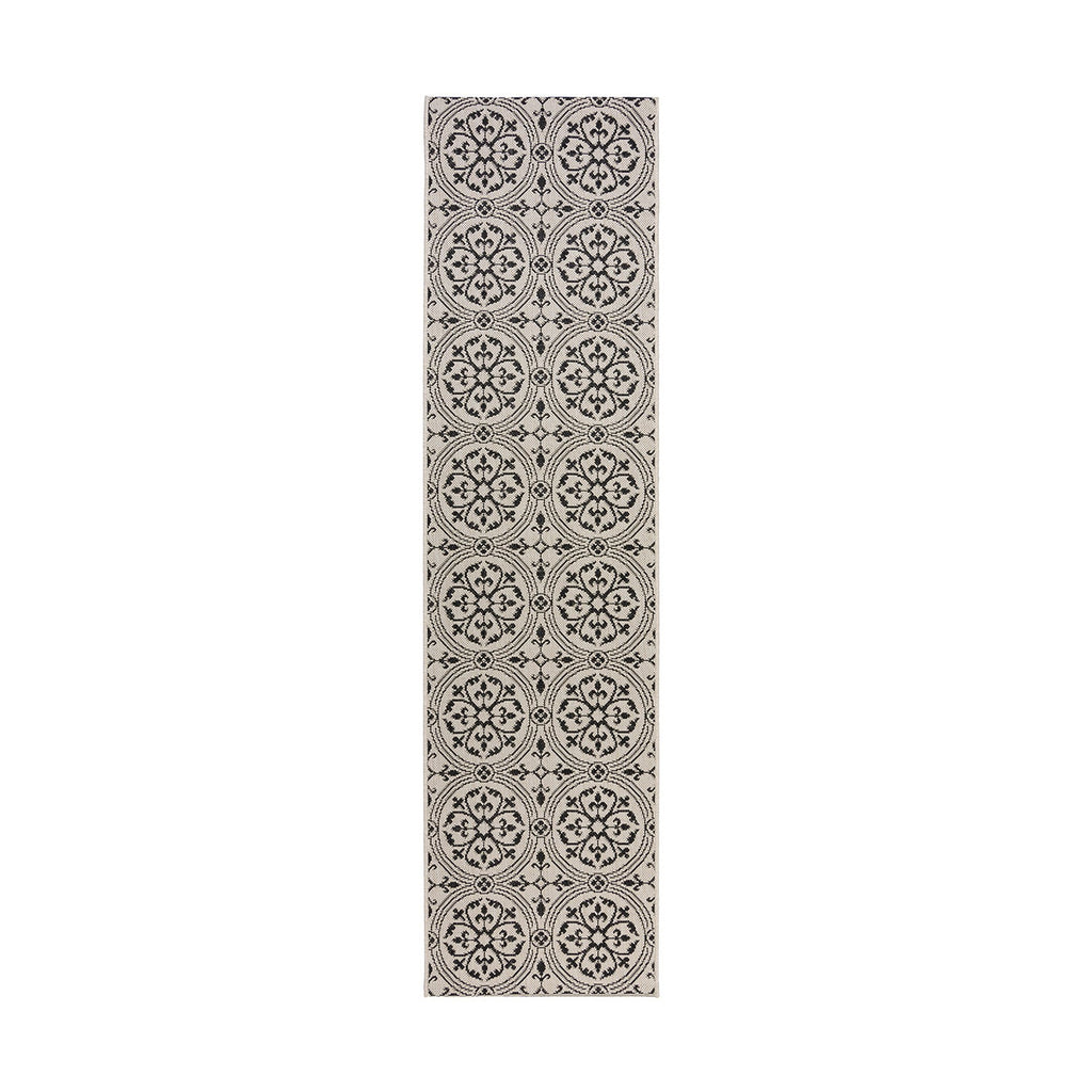 Outdoor runner - Varano Casablanca Black/White