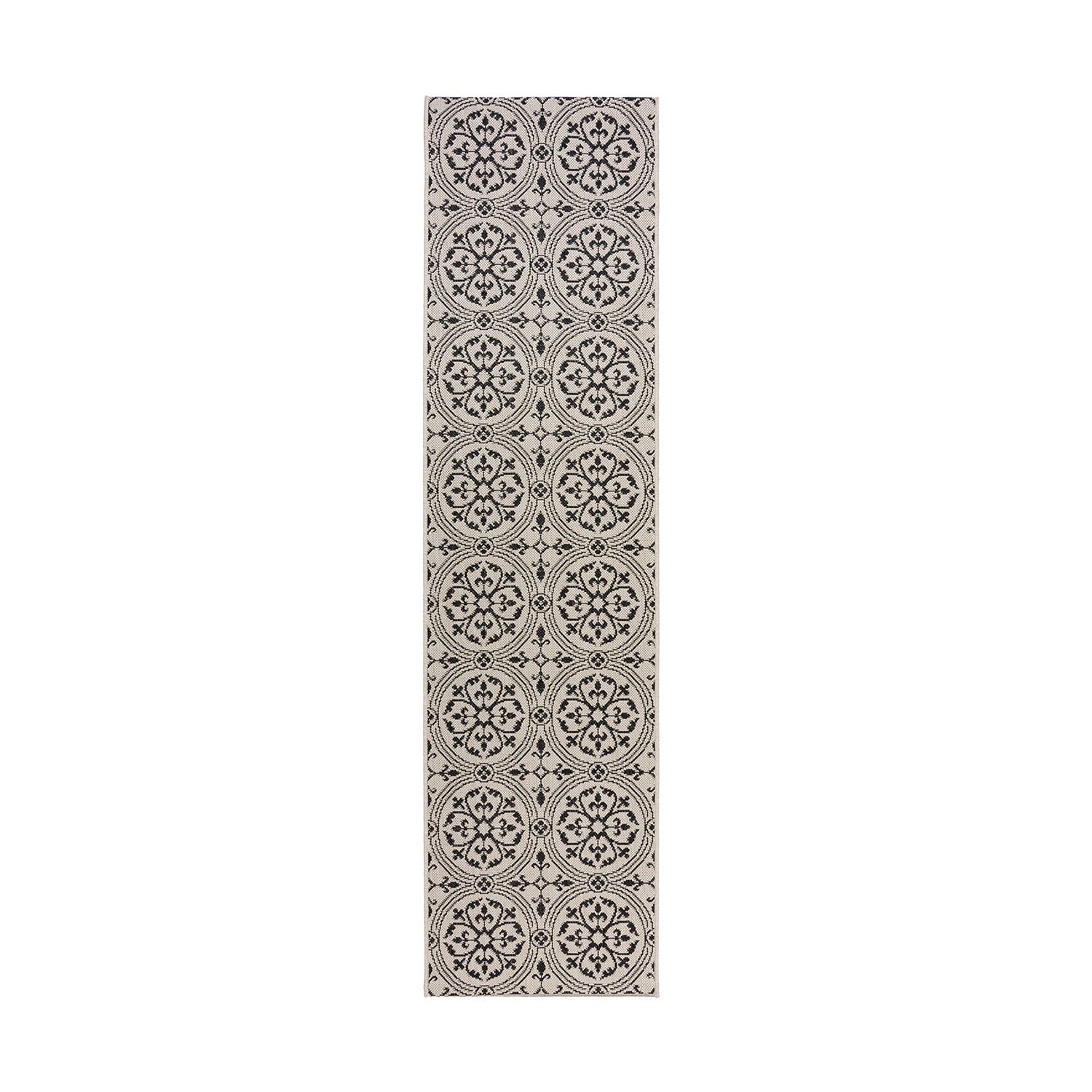 Outdoor runner - Varano Casablanca Black/White