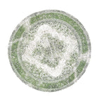 Round Vintage Rug - Admire Green