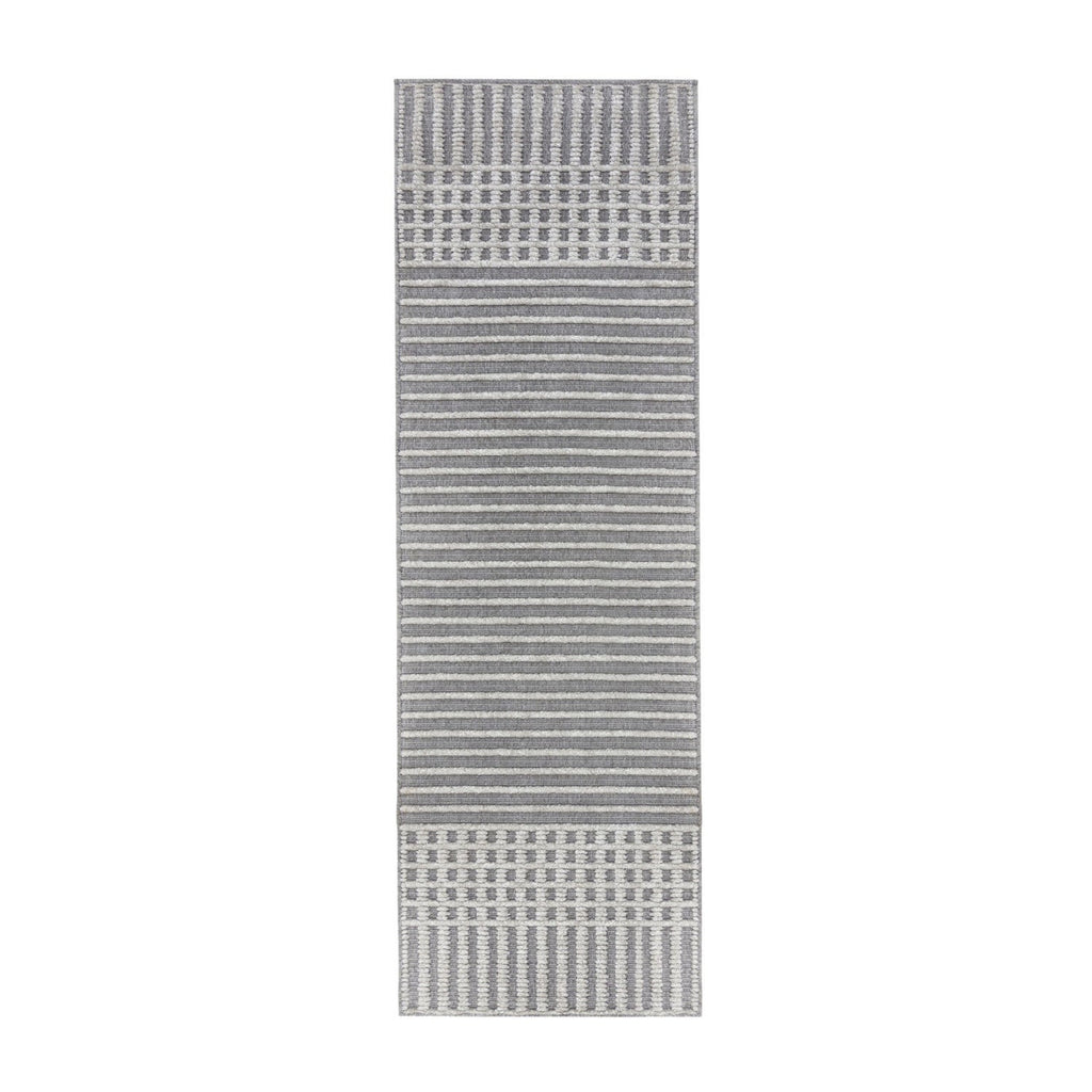 Washable runner - Elto Stripe Grey