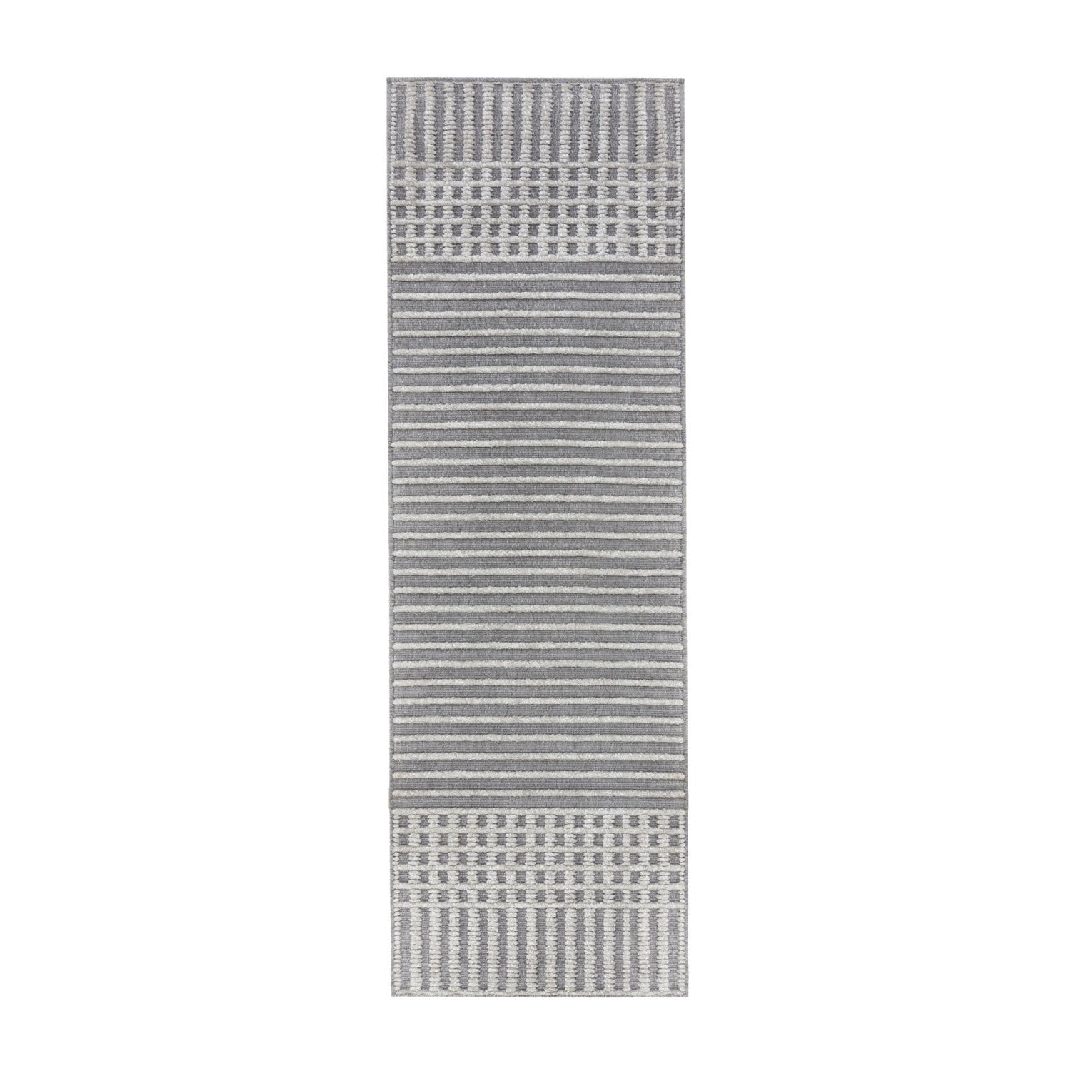 Washable runner - Elto Stripe Grey