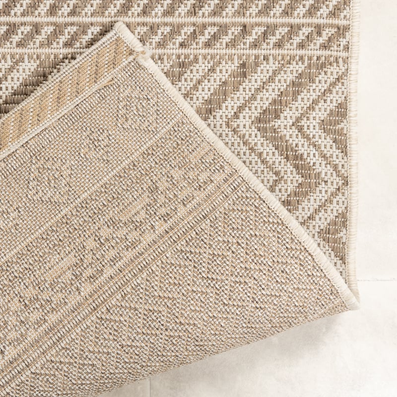 Jute Outdoor Rug - Nomad Aztec Cream