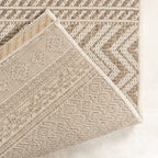 Jute Outdoor Rug - Nomad Aztec Cream