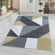 Modern floor rug - Optimism Design Yellow/Grey