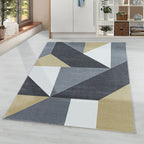 Modern floor rug - Optimism Design Yellow/Grey