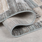 Checkered floor rug - Enrico Gray