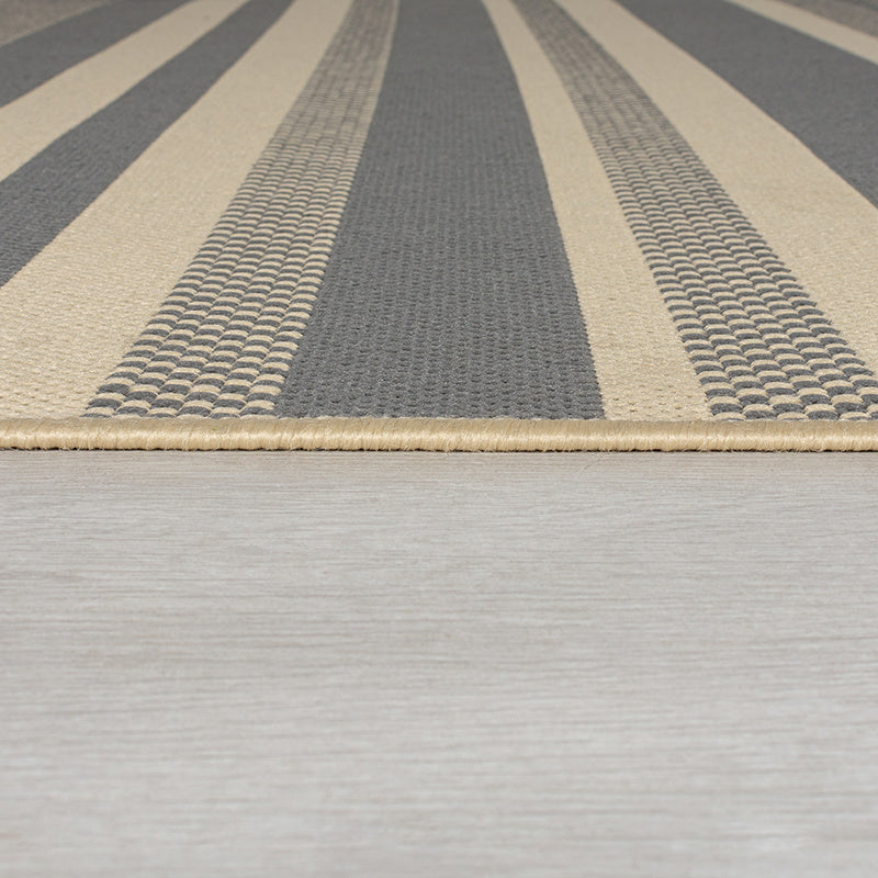 Retro Outdoor Rug - Floreno Noto Grey