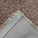 High-pile floor rug - Myla Light Brown 8787
