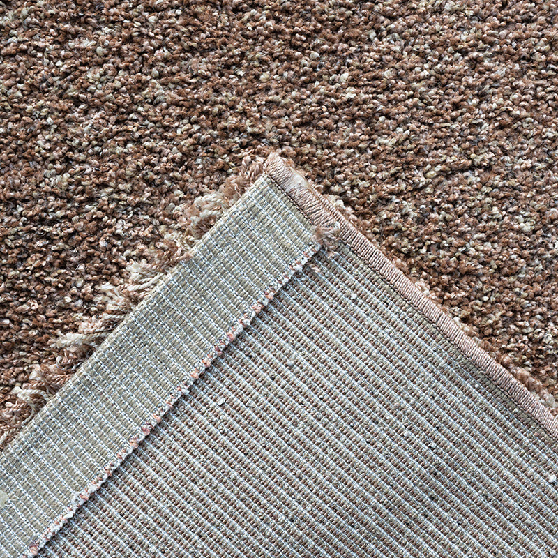 High-pile floor rug - Myla Light Brown 8787