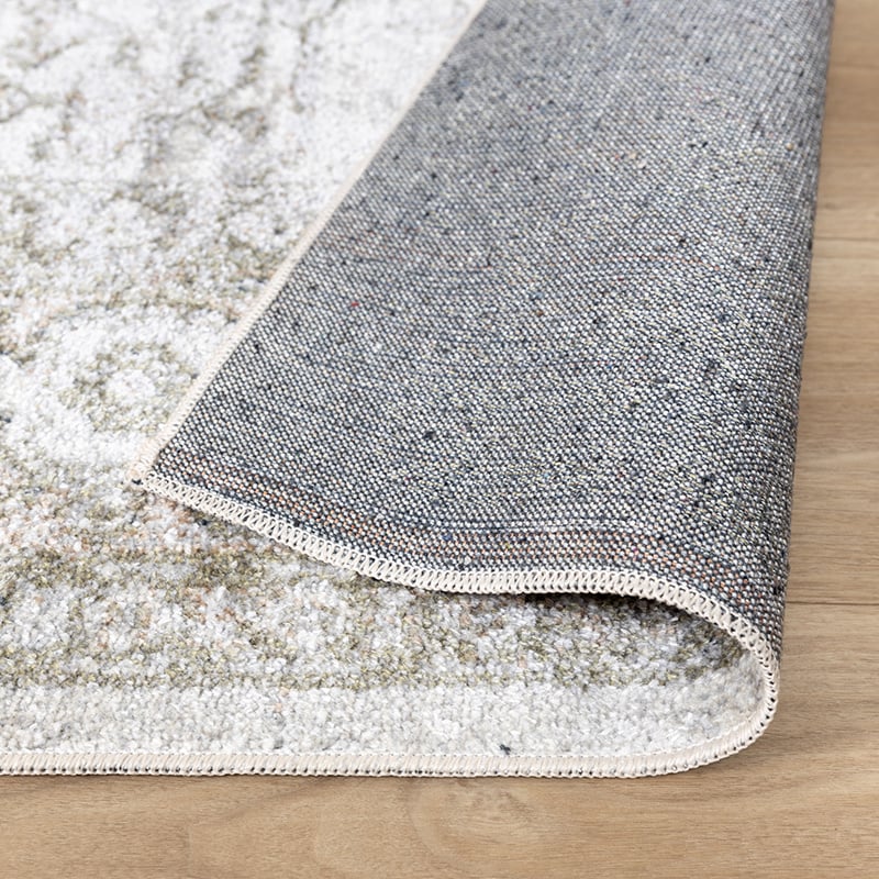 Washable Rug - Nova Aztec Olive Green
