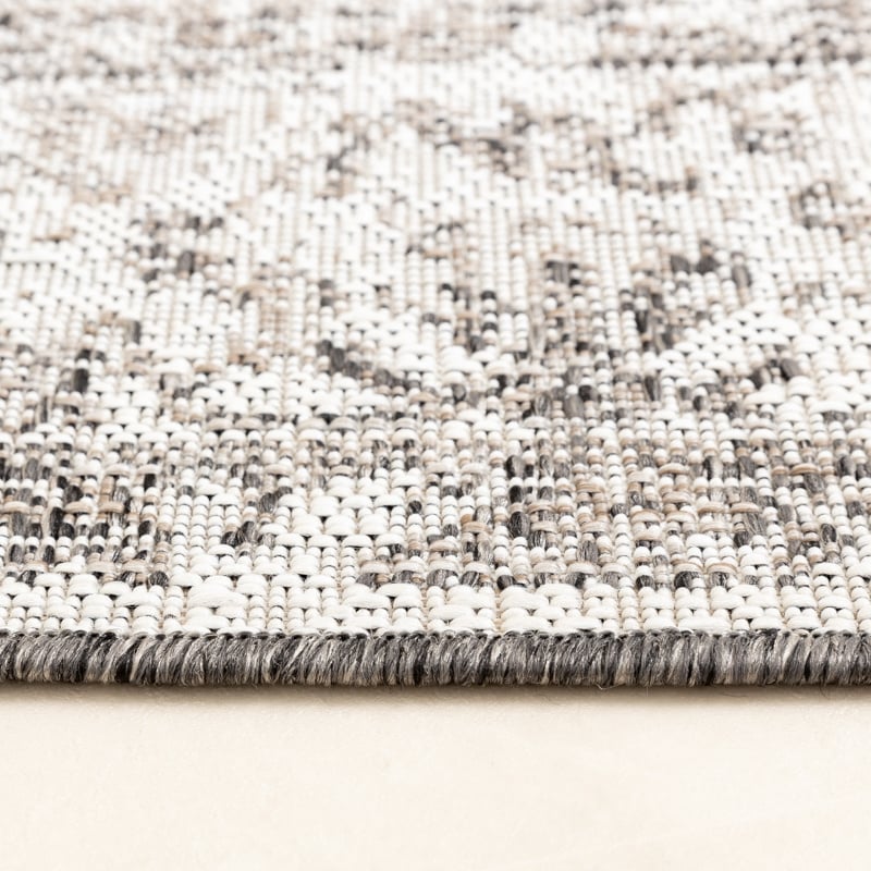 Vintage Outdoor Rug - Victoria Oriental Grey
