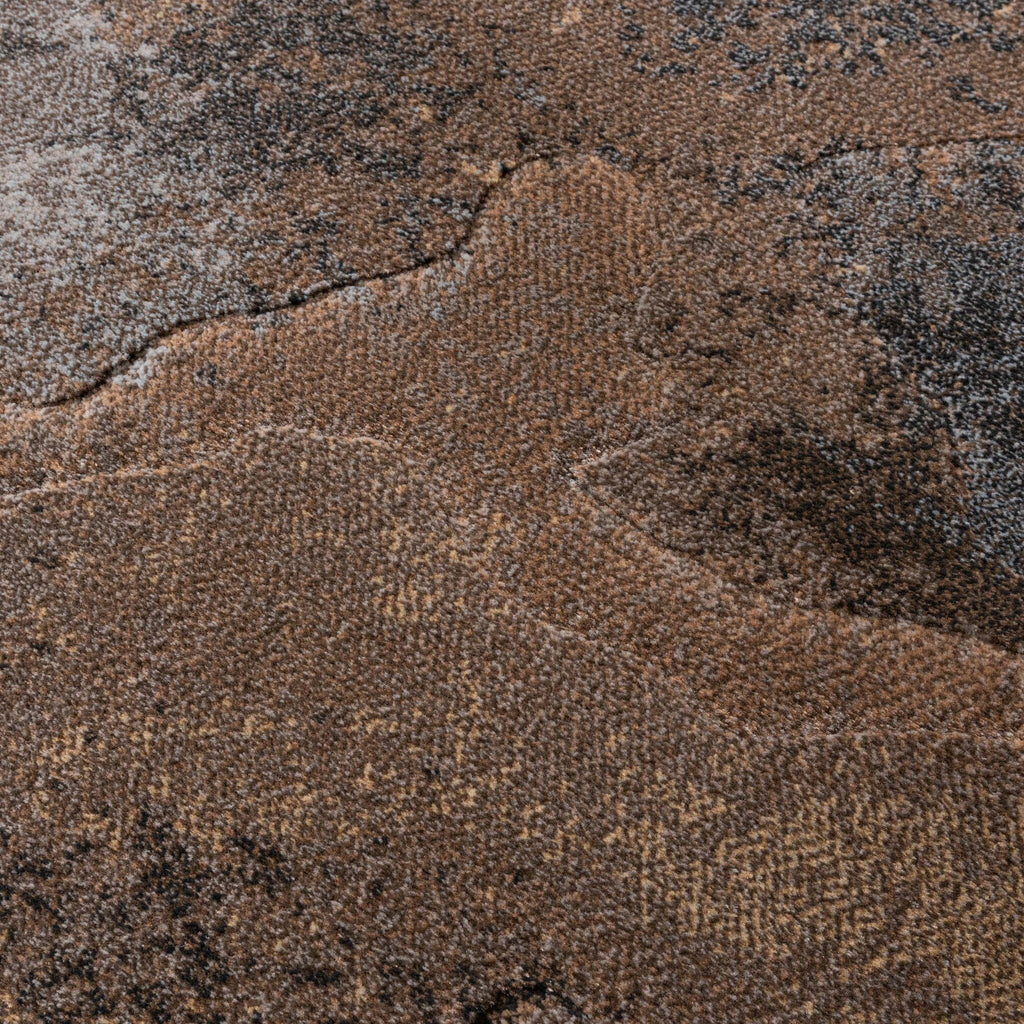 Industrial Rug - Raphael Dark Brown