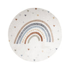 Round Washable Kids Rug - Ravi Rainbow Multicolour