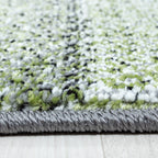 Modern Floor Rug - Optimism Block Green/Grey