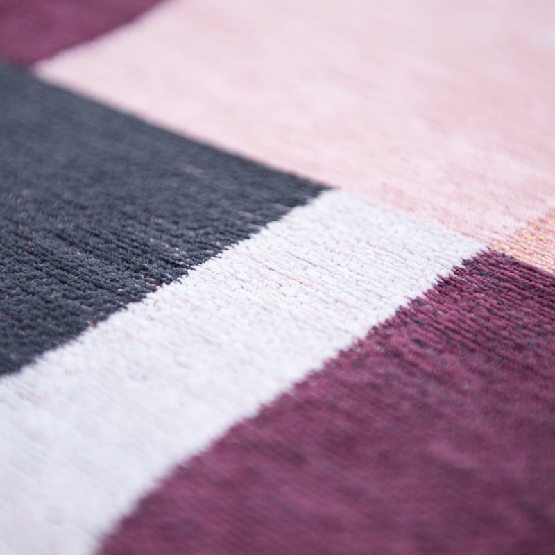Modern floor rug - Nuance 9209 Pink
