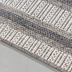 Jute Outdoor Rug - Aruba Double-Edge Creme