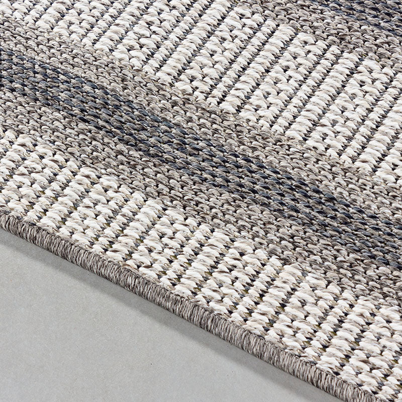 Jute Outdoor Rug - Aruba Double-Edge Creme