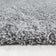 Round high-pile floor rug - Life Light Grey
