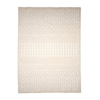 Washable Rug - Dunya Geo White