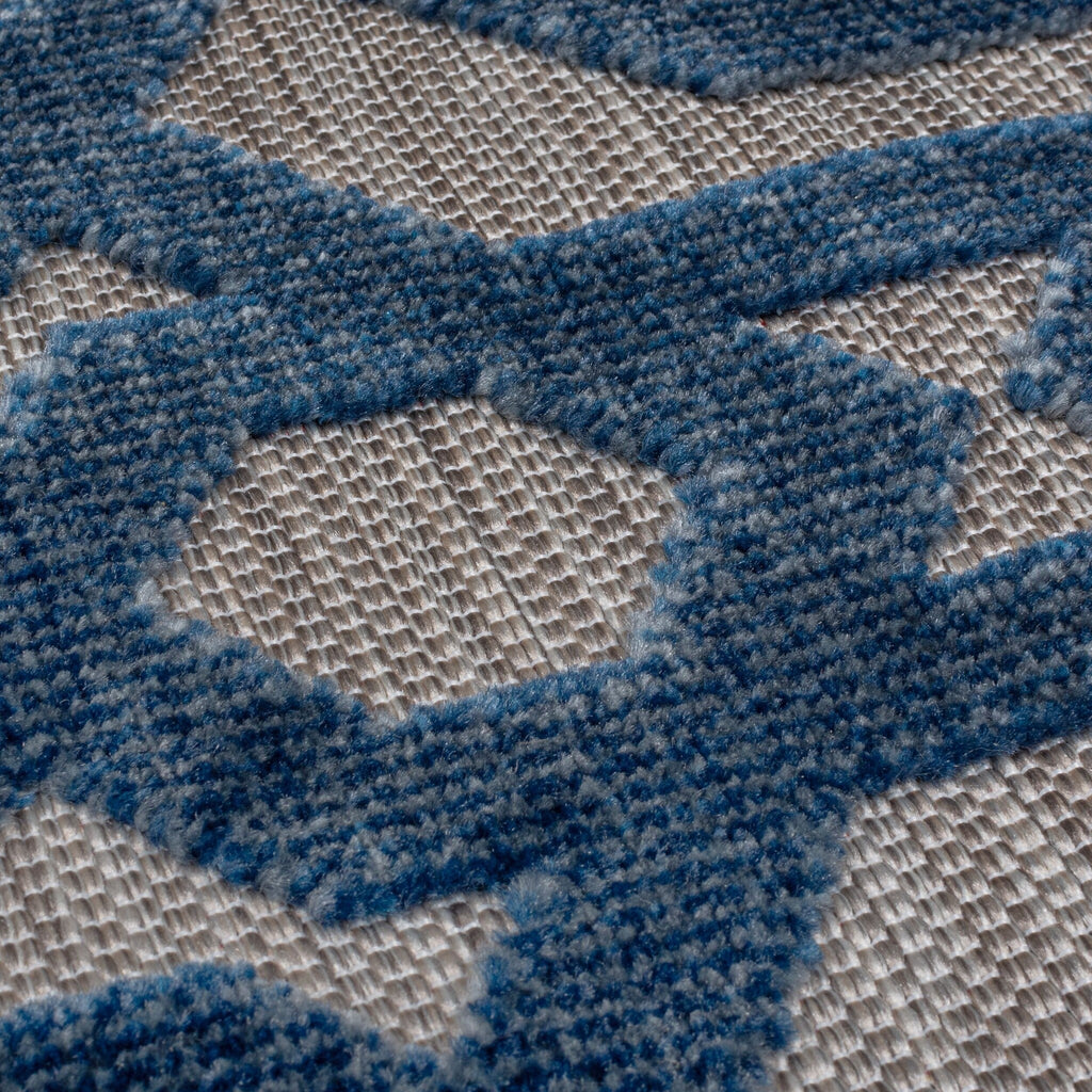 Balcony rug - Piatto Oro Blue